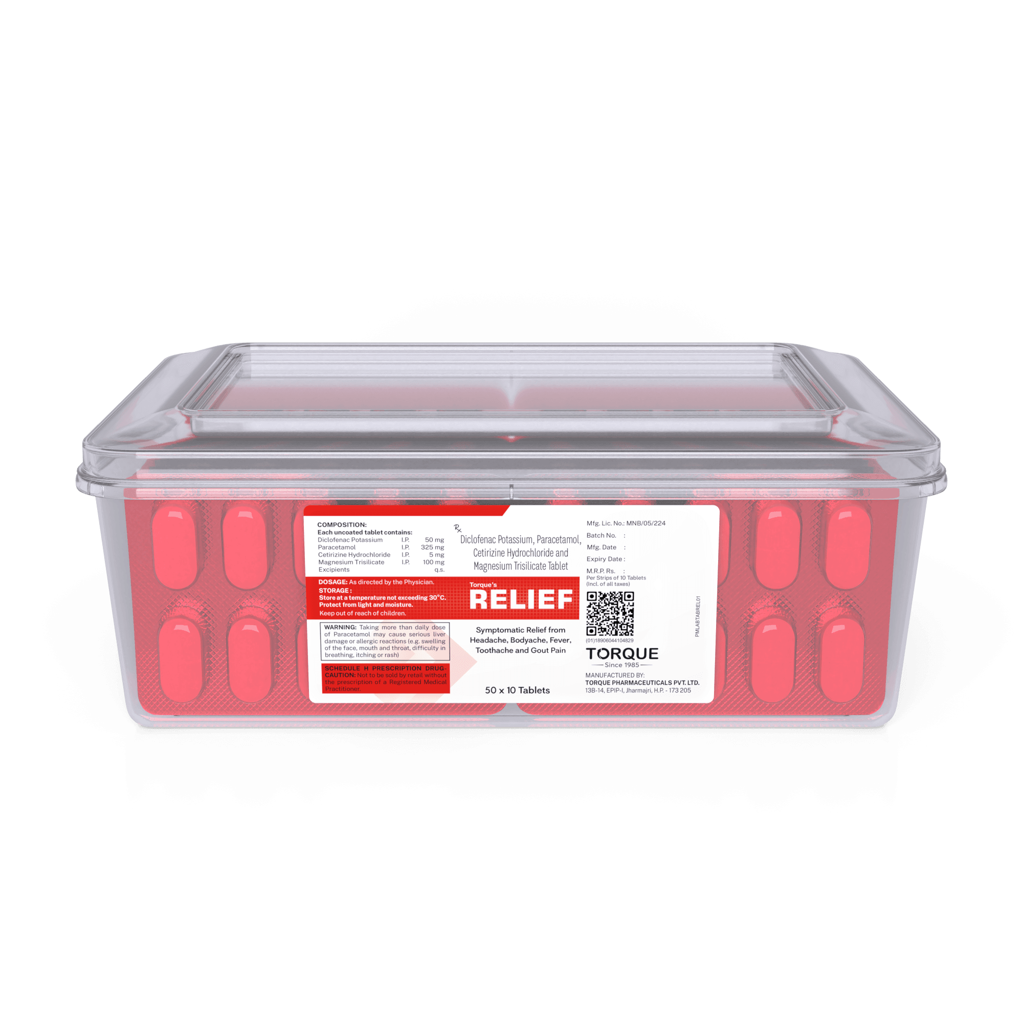 Torque's Relief Tablets (BLISTER)