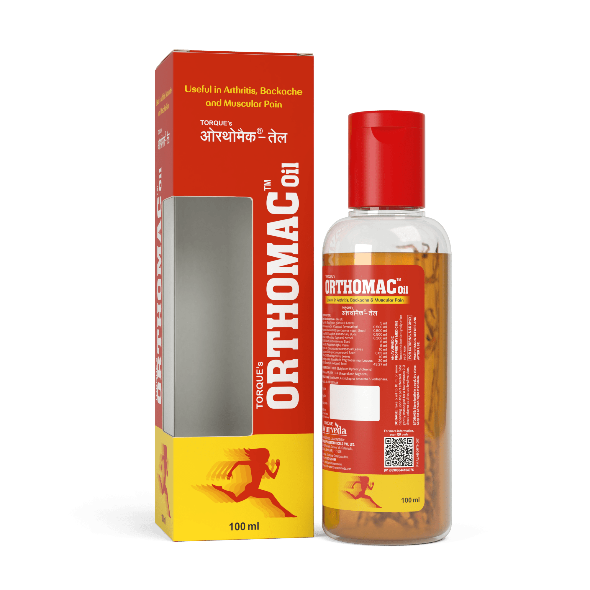 Torque's Orthomac Pain Relief Oil