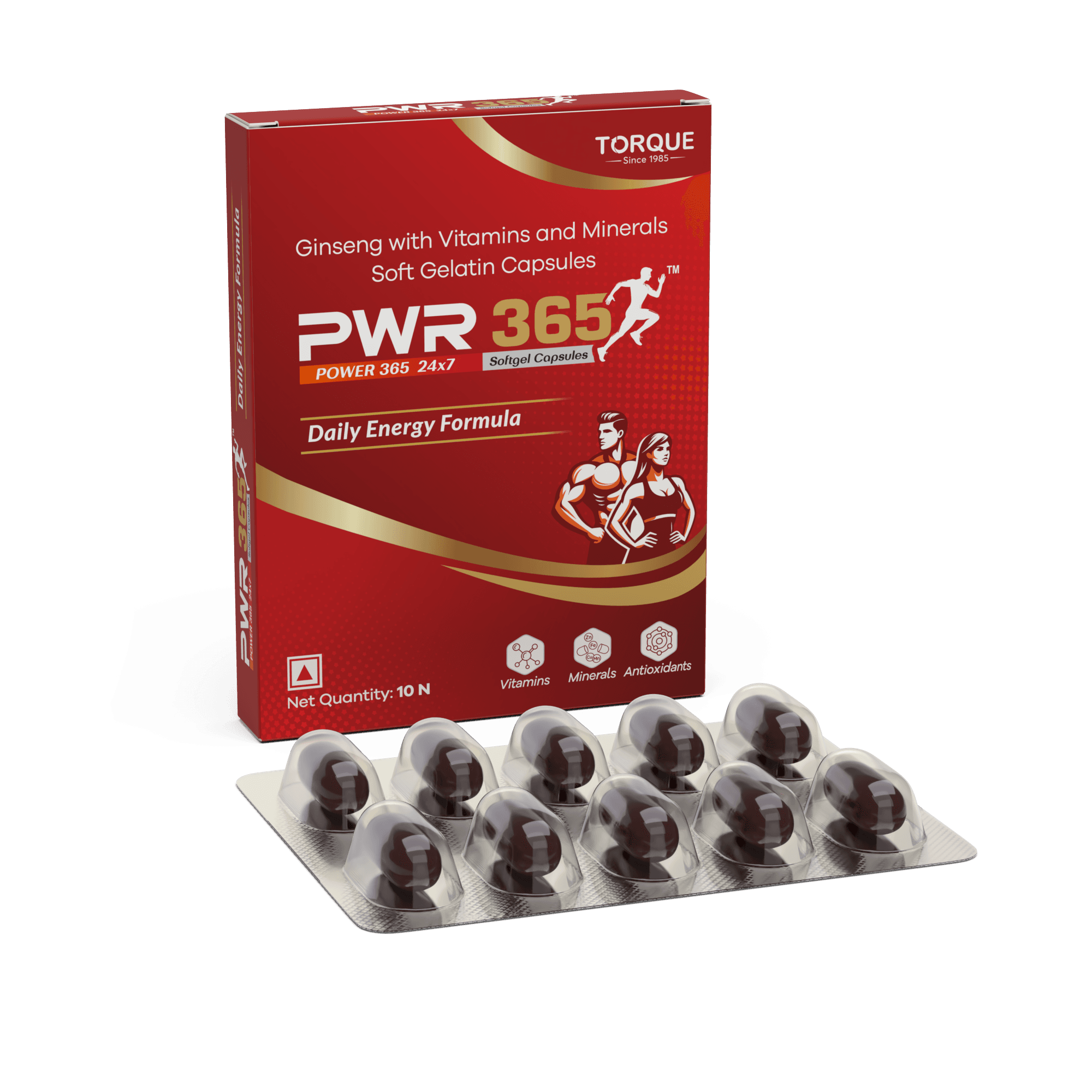 PWR 365 Softgel Capsules (BLISTER)