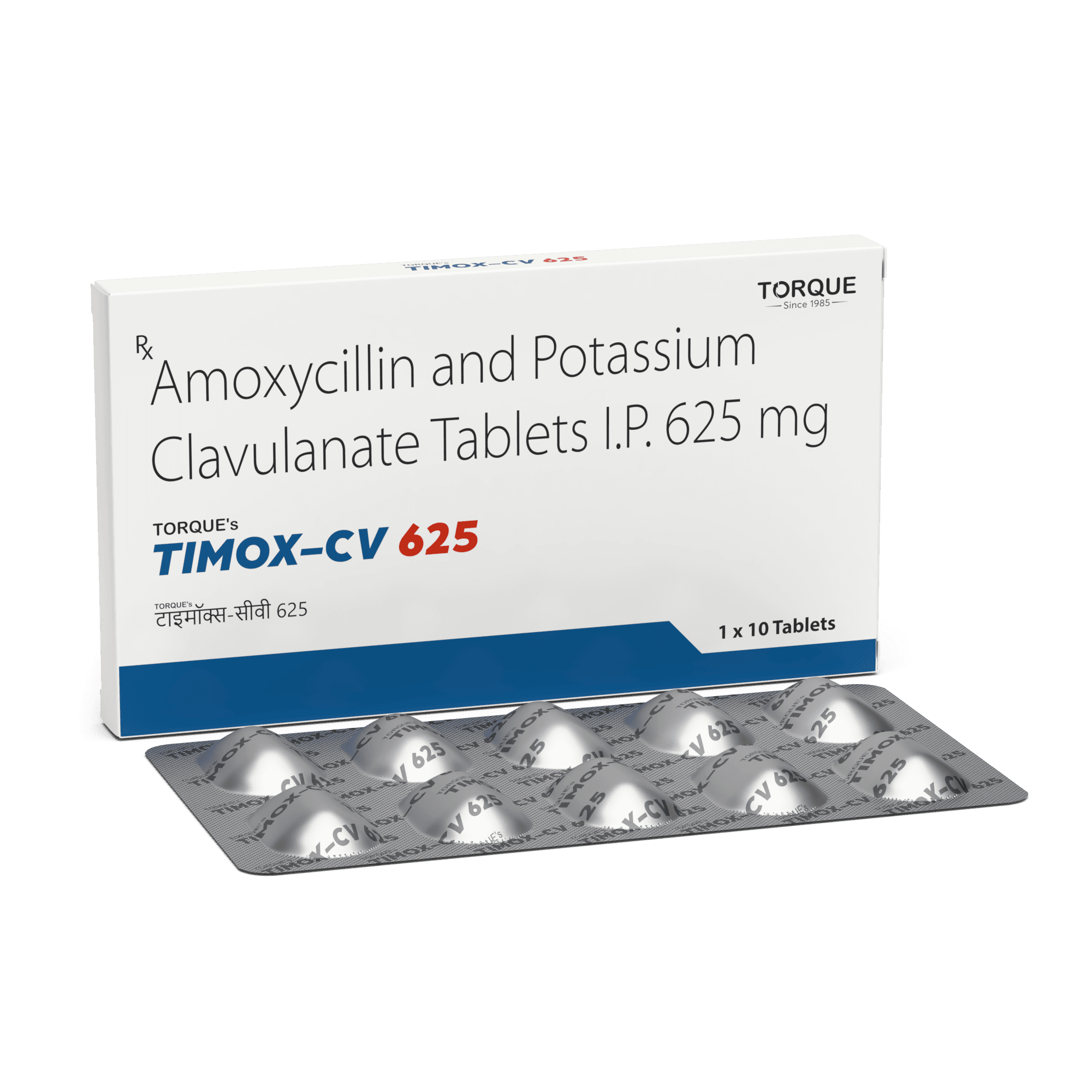 Torque'S Timox Cv 625 (1 X 10 Tablets)