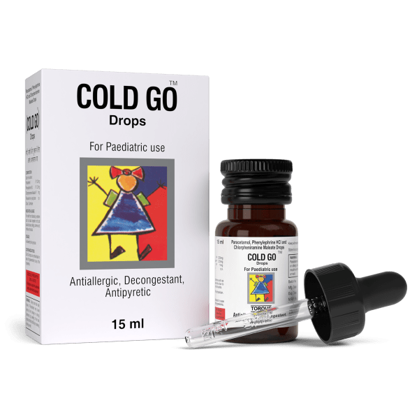 cold-go drops for paediatric use